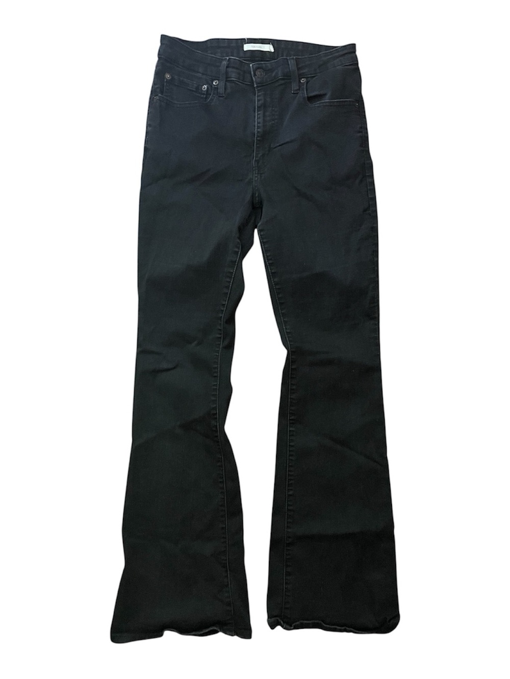 Levi’s 726 High Rise Flare Jeans Black Water<Less Stretch Women’s W31 L34